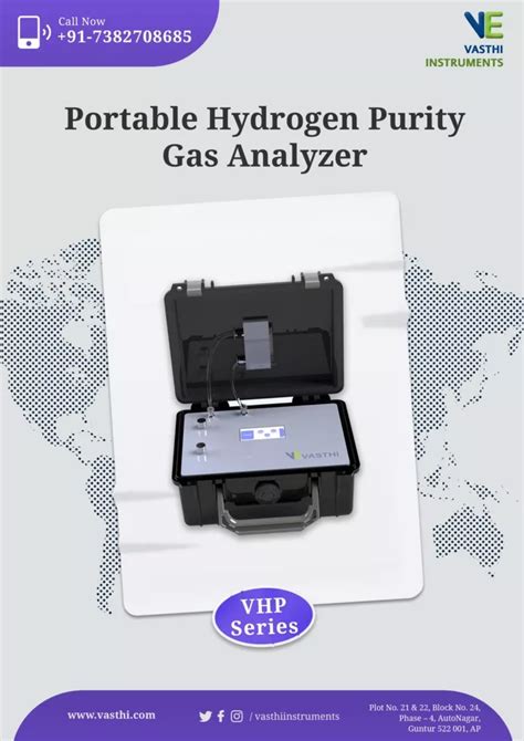 portable hydrogen purity analyzer